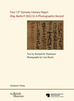 Four 12th Dynasty Literary Papyri (Pap. Berlin P. 3022-5): A Photographic Record. | Bundesamt für magische Wesen