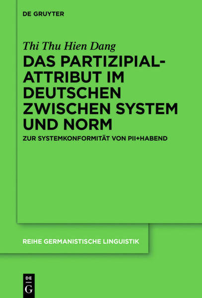 Das Partizipialattribut im Deutschen zwischen System und Norm | Bundesamt für magische Wesen