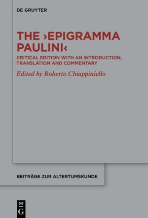 The ›Epigramma Paulini‹ | Roberto Chiappiniello