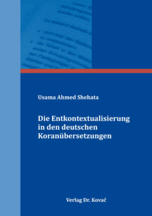 Die Entkontextualisierung in den deutschen Koranübersetzungen | Bundesamt für magische Wesen