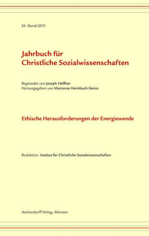 Jahrbuch für Christliche Sozialwissenschaften, Band 56 (2015) | Bundesamt für magische Wesen