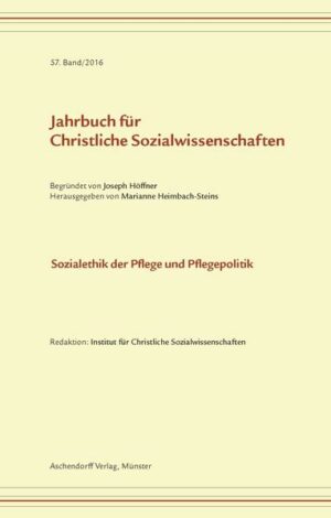 Jahrbuch für christliche Sozialwissenschaften, Band 57 (2016) | Bundesamt für magische Wesen
