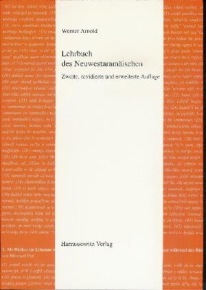 Lehrbuch des Neuwestaramäischen | Werner Arnold