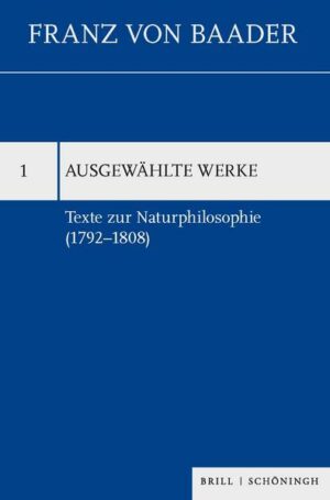 Texte zur Naturphilosophie (17921808) | Bundesamt für magische Wesen