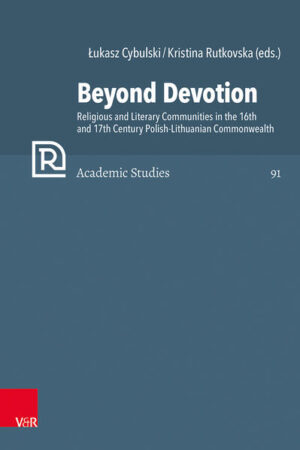This volume is one of scarce studies of religious literature of the Polish-Lithuanian Commonwealth conducted by scholars from both Poland and Lithuania. What makes this endeavour important is mainly the will to overcome the frontiers and strains of the modern world that encourage exploring separateness instead of the realities of deep mutual interdependency. Łukasz Cybulski and Kristina Rutkovska analyse secular and religious writings of secular authors as well as those belonging to the clergy and religious orders. Their main interest lies in exploring the different genres of early modern Polish and Lithuanian sermons and novels, and in tracing this heritage to its social and literary context through the works’ material presence in manuscript form and in print. Other papers in this volume give insights into the origins of vernacular translations of the Holy Scriptures and the controversies surrounding them, as well as into the written testimonies of religious devotion and conversions. The aim has been not only to confront different kinds of texts and experiences, but to situate this heritage in its social and confessional context.