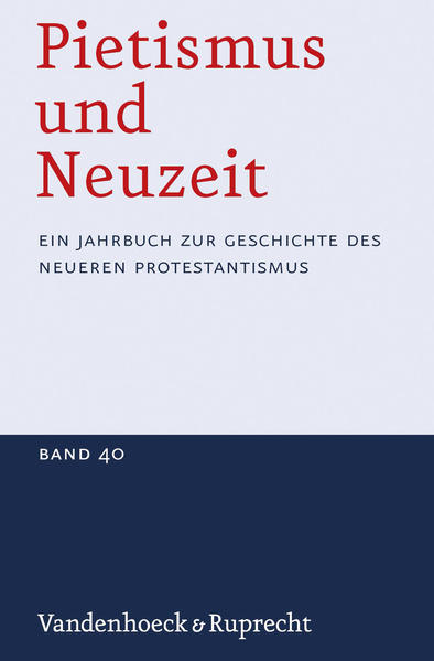 Pietismus und Neuzeit Band 40 - 2014 | Bundesamt für magische Wesen