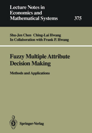 Fuzzy Multiple Attribute Decision Making | Bundesamt für magische Wesen