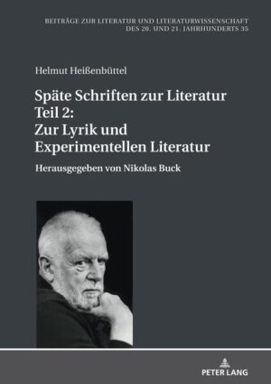 Späte Schriften zur Literatur. Teil 2: Zur Lyrik und Experimentellen Literatur | Bundesamt für magische Wesen