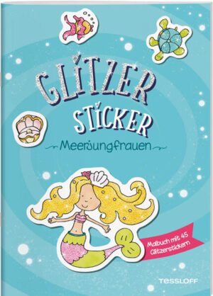 Glitzer-Sticker Malbuch. Meerjungfrauen | Bundesamt für magische Wesen