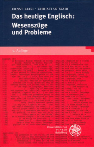 Das heutige Englisch: Wesenszüge und Probleme | Ernst Leisi, Christian Mair
