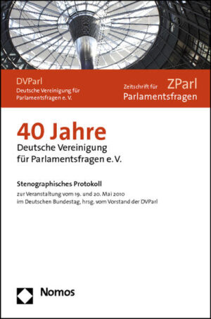 40 Jahre Deutsche Vereinigung für Parlamentsfragen e.V. | Bundesamt für magische Wesen
