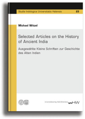 Selected Articles on the History of Ancient India | Michael Witzel