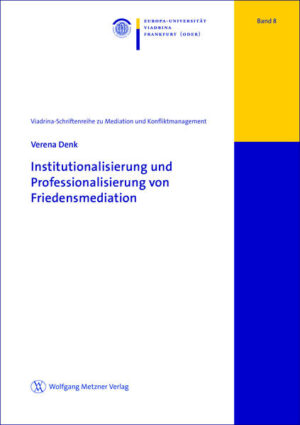 Institutionalisierung und Professionalisierung von Friedensmediation | Bundesamt für magische Wesen
