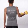 Tombo Men's Sleeveless T-Shirt TL 515 in Grey Rücken