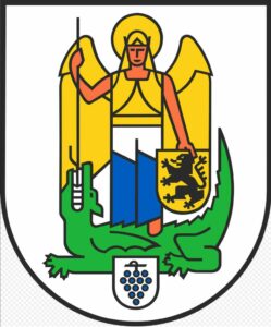 Das Wappen der Stadt Jena zeigt vermutlich die Produktion von Drachenstopfleber