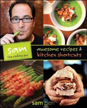 Fast, simple, and really great meals for real people-from Sam the Cooking Guy On his popular television show, Sam Zien shows regular people how to make great meals that are long on taste and short on effort. Sam might not be Michelin rated, but his refreshing approach to cooking with basic ingredients, simple techniques, and equipment almost everyone has at hand makes cooking simple, fun, and satisfying. There's no foie gras, truffle oil, or papillote involved and it doesn't matter if you can't spell "hors d'oeuvre." There are no fancy techniques or rare ingredients here, just great tasting food that anyone can make. Awesome Recipes and Kitchen Shortcuts makes it even easier with simple tricks for preparing great meals on the fly. Turn a roast chicken from the corner deli into a fake pulled pork sandwich. Keep pre-cooked pasta in the freezer and bust out a tub of pre-made pesto for an instant Italian meal. * Packed with simple cooking shortcuts that make great-tasting food simple-turn leftover roast beef into Shepherd's Pie or last night's French fries into this morning's Breakfast Burrito * Includes shockingly good recipes like Cap'n Crunch Seared Tuna, Sam's Mexican Meatloaf, Blue Cheese Gnocchi with Bacon, and Piña Colada Pancakes! * Based on simple ways to use easy-to-find ingredients, leftovers, and stuff that's in almost everyone's pantry * Written by Sam Zien, host of the popular cooking show "Sam the Cooking Guy" and author of Sam the Cooking Guy: Just a Bunch of Recipes Keep it real and real simple with Sam's Awesome Recipes and Kitchen Shortcuts.