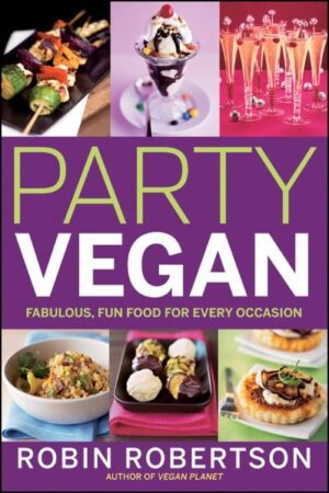 The first and only vegan celebration cookbook on the market It's one thing to cook vegan for yourself, but what about hosting parties and holiday get-togethers for friends and family? Party Vegan has you covered with more than 140 scrumptious animal-free recipes for parties of every kind. Whether you're hosting a child's birthday or a sophisticated cocktail party, you'll find many vegan options that even omnivorous guests will love. But this is more than just a cookbook. It's a detailed guide to hosting vegan parties, covering everything from party planning to food presentation to shopping lists. Virtually every big special occasion is included--Fourth of July, Thanksgiving, Hanukkah, and even the Super Bowl. * Includes handy tips on planning your themes, menus, and trips to the market * This is the first cookbook dedicated to vegan party recipes * Party Vegan is ideal for people with vegan family or friends, as well as those who are watching their diet or have food allergies For any occasion, this is a perfect cookbook for hosting fun parties that will delight vegans, vegetarians, and anyone who loves healthy, tasty food.