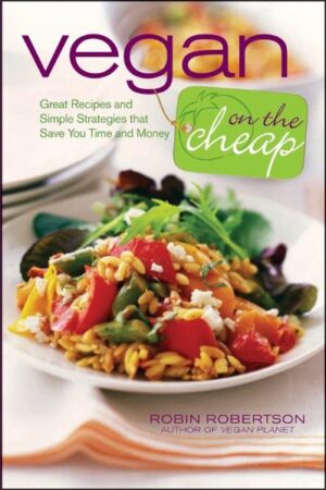 You don't have to blow your budget to eat great meatless and dairy-free meals every day. With Vegan on the Cheap, you can enjoy delicious vegan meals every day of the week. Veteran food writer and vegan authority Robin Robertson provides 150 mouth-watering, exciting recipes that cost just 50 cents to $2 per serving-hefty savings to go with hearty vegan meals. This book presents great options for savory soups and stews, satisfying salads, hearty noodle dishes, first-class casseroles, favorites for the slow cooker, and meatless and dairy-free recipes for classics like pizza, burgers, and sandwiches. Plus, there's even a chapter for desserts to satisfy every sweet tooth. Throughout the book, smart tips and creative ideas help you save money by cooking in bulk, prepping meals in advance, and finding tasty ways to reuse leftovers. * Includes 150 money-saving recipes for delicious vegan meals like Walnut-Dusted Fettuccine with Caramelized Vegetables and Fresh Pear Galette * Written by renowned vegan and vegetarian expert and food writer Robin Robertson, author of 1,000 Vegan Recipes Features cost-per-serving icons that highlight the cost of each affordable dish * Packed with affordable recipes and money-saving tips, this is the ultimate resource for every vegan kitchen.