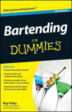 This latest edition of Bartending For Dummies features over 1,000 drink recipes in an A-Z format with clear, easy-to-follow instructions. This 4th Edition also provides: * Detailed information on how to properly stock a bar * Expanded coverage on making exotic frozen/blended specialties, specialty coffees, and hot toddies * Tips on creating unique punches and even non-alcoholic drinks * Helpful information about experimenting with the latest flavored rums and vodkas including apple, blackberry, blueberry, cherry, grape, mango, and watermelon * Fun, new ways to garnish, rim, and serve drinks like a master mixologist * The latest tips and advice on curing hangovers and hiccups * Advice on choosing the right and latest glassware and mixers * New recipes covering the hottest shooters such as After Five, Candy Corn, Jelly Bean, and more * A new section on festive holiday cocktails such as the Grinch and Candy Cane Martini