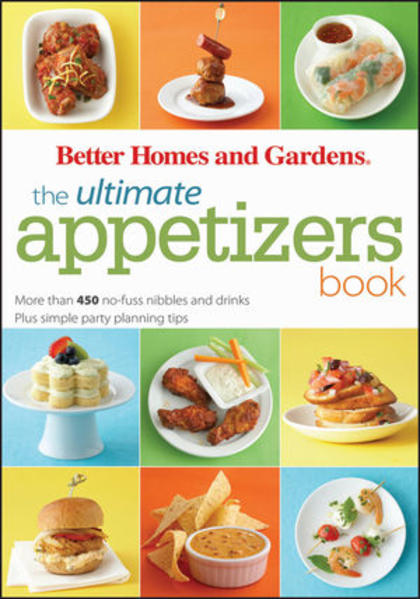 With The Ultimate Appetizer Book, you'll find the perfect morsels and drinks in one incredible compendium! No matter what your party style is-casual, dressy, or just plain fun-nothing says "party" like tasty appetizers! The third book in the Ultimate series, following The Ultimate Cookie Book and The Ultimate Slow Cooker Book, this unique recipe collection features more than 450 recipes for everything from super quick dips and snack mixes to elegant pastries and bite-size sweets-all guaranteed to entice any crowd. More than just a collection of recipes, this book is packed with hundreds of inspiring full-color photos and provides all the tools you need to throw a fabulous bash, including helpful hints in on creative presentation ideas, themed party menus using the recipes in the book, lists of versatile ingredients to keep in the pantry, and make-ahead directions to make planning a breeze. * More than 450 party foods and drinks range from classics and basics, to fun, creative delights * Recipes include prep times and make-ahead directions to help with planning, inventive ideas on flavor variations, and nutritional analysis * With over 300 full-color photographs throughout and a bold, colorful design, this is the ultimate appetizer recipe collection, as beautiful as it is practical, and in an affordable, value package