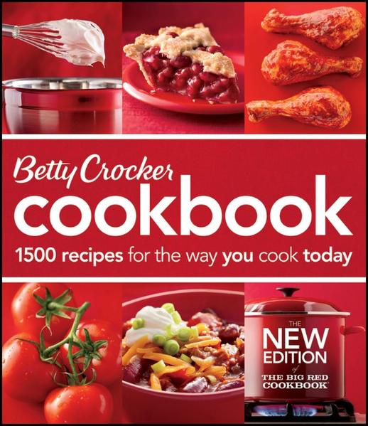 America's most trusted cookbook is better than ever! Representing its most thorough revision ever, the Betty Crocker Cookbook, 11th Edition includes hundreds of new recipes, three new chapters, and icons that showcase how we cook today--faster, healthier, and with many more flavors. New features celebrate the book's expertise and heritage with repertoire-building recipe lessons and fresh twists on American classics. With nearly 1,100 gorgeous new photos and 1,500 recipes, as well as invaluable cooking guidance, The Big Red Cookbook is better and more comprehensive than ever before. The book features: * Exclusive content at BettyCrocker.com for Big Red buyers, including 80 videos, 400 additional recipes, and more to complement and enhance the cookbook * 1,500 recipes, 50 percent new to this edition * Nearly 1,100 all-new full-color photos--more than three times the number in the previous edition--including 350 step-by-step photos * Bold, contemporary, and colorful design * Three new chapters on Breakfast and Brunch, Do It Yourself (including canning, preserving and pickling) and Entertaining (including cocktails and party treats) * New feature: Learn to Make recipes giving visual lessons on preparing essential dishes like Roast Turkey and Apple Pie, with icons directing readers to bonus videos on BettyCrocker.com * New feature: Heirloom Recipe and New Twist showcase classic recipes paired with a fresh twist, with icons directing readers to bonus videos on BettyCrocker.com * "Mini" recipes giving quick bursts of inspiration in short paragraph form With 65 million copies sold and still going strong, the Betty Crocker Cookbook, 11th Edition is the one kitchen companion every home cook needs.