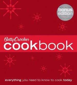 The perfect holiday gift-a bonus edition of Betty Crocker's beloved Big Red cookbook Rediscover the holidays and Betty Crocker with this fresh edition of America's most trusted cookbook. This festive bonus edition gives cooks a special boost this fall and winter with an extra 32-page holiday section chock-full of recipes, photos, menus and tips for Halloween, Thanksgiving, Hanukkah, Christmas and New Year's. For each holiday, there is a range of ideas to suit different needs. Couples planning a Thanksgiving dinner for two, health-conscious eaters looking for alternatives to traditional holiday fare, parents looking for homemade Halloween treats, busy cooks wanting do-ahead party tips-all will find recipes and how-to's to celebrate the season in style. Delicious and appealing approaches to Giftable Cookies and Easy Party Platters will help readers make their holidays shine. A handsome new cover design calls attention to this bonus edition, giving it an attractive and gifty appeal. Of course, this edition also includes all of the terrific content and features that make it a kitchen essential-over 1,000 classic and contemporary recipes, more than 300 color photos, clear instructions, helpful tips and more. A comprehensive cookbook with holiday flair, the Betty Crocker Cookbook, Bonus Edition is ideal for both new and experienced cooks on everyone's list.