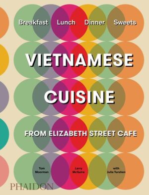 French-inspired Vietnamese cooking from the cultural hub of Austin, Texas - recommended by everyone from locals to Bon Appetit to The New York Times to goop. "A Vietnamese café plus French bakery, Elizabeth Street Café combines the best of two worlds." —goop Elizabeth Street Café - a celebrated eatery with a devoted following - features French-inspired Vietnamese cooking. Chefs Tom Moorman and Larry McGuire share 100 recipes of beautiful and delicious Vietnamese fare and French baked goods - from Spicy Breakfast Fried Rice and Eggs to Green Jungle Curry Noodles, and Palm Sugar Ice Cream to Toasted Coconut Cream Puffs. The café is always bustling, day and night, inside and outdoors, and it is one of the most photographed restaurants in Austin, Texas.