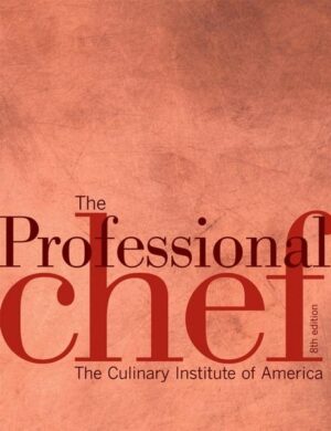 "A serious reference for serious cooks."-Thomas Keller, Chef and owner, The French Laundry Named one of the five favorite culinary books of this decade by Food Arts magazine, The Professional Chef is the classic resource that many of America's top chefs have relied on to help learn their cooking skills. Now this comprehensive "bible for all chefs" (Paul Bocuse) has been thoroughly revised and expanded to reflect the way people cook and eat today. The book includes essential information on nutrition, food and kitchen safety, and tools and ingredients, as well as more than 640 classic and contemporary recipes plus variations. One hundred and thirty-one basic recipe formulas illustrate fundamental techniques and guide cooks clearly through every step, from mise en place to finished dishes. This edition features nearly 650 all-new four-color photographs of fresh food products, step-by-step techniques, and plated dishes taken by award-winning photographer Ben Fink. It explores culinary traditions of the Americas, Asia, and Europe, and includes four-color photographs of commonly used ingredients and maps of all regions. Written "with extreme vigor and precision" (Eric Ripert, Chef and co-owner, Le Bernardin), The Professional Chef is an unrivaled reference and source of inspiration for the serious cook. The Culinary Institute of America (Hyde Park, NY, and St. Helena, CA) was founded in 1946. Known as the Harvard of cooking schools and credited with having "changed the way Americans eat" by The James Beard Foundation, the CIA has trained nearly 50,000 foodservice professionals.