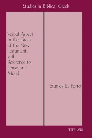 This detailed work in Greek linguistics argues that the semantic category of synthetic verbal aspect provides a suggestive and workable linguistic model for explaining the range of uses of the tense-forms in Greek. The author addresses in particular those studying the hellenistic Greek of the New Testament, although those interested in Greek language from other periods, and in systemic linguistics and more general questions related to the study of ancient languages will benefit as well. This book will serve both as a textbook for advanced language classes, and as a reference tool for Greek language research.