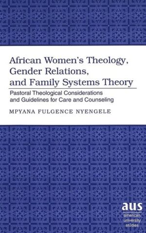 African women theologians have written extensively about problems in gender relations in African contexts, identifying oppressive elements and their effects on women’s self-concept and status in the church, family, and society. This book provides much-needed pastoral theological attention and a response to the psychospiritual, relational, and sociocultural effects of gender injustice and marginalization of women. It critically examines concepts, methods, and principles of family systems theory, analyzes gender relations in African families and churches, and develops a theology of pastoral care (based on the Trinitarian concept of perichoresis) that offers pastoral guidelines for effective pastoral counseling with women and men, as well as recommendations for corrective and preventative care grounded in educational strategies. The paradigm of pastoral care that emerges attends both to women affected by gender injustice and to the sociocultural norms that cause distress and perpetuate gender oppression.