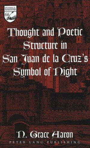 Thought and Poetic Structure in San Juan de la Cruz’s Symbol of Night is a comprehensive appraisal of the traditional critical perspectives of mysticism: philosophical, theological, literary, and psychological. Examining the a priori limitations of these approaches, the book presents an original definition of the symbol as an integral whole of experience and expression, and concludes that night is the form-the organizing principle-of spiritual life.