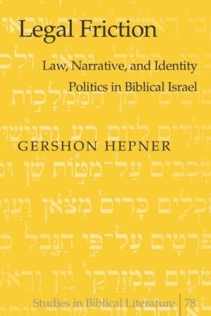 Legal Friction: Law, Narrative, and Identity Politics in Biblical Israel tracks the mystery of narratives in the Hebrew Bible and their allusions to Sinai laws by highlighting intertextual allusions created by verbal resonances. While the second and the third parts of the volume illustrate allusions to Sinai narratives made by some narratives occurring in the post-Sinaitic era, twenty-three Genesis narratives are analyzed to show that the protagonists were bound by Sinai Laws before God supposedly gave them to Moses, anticipating the Book of Jubilees. Legal Friction suggests that most of Genesis was composed during or after the Babylonian exile, after the codification of most Sinai laws, which Genesis protagonists consistently violate. The fact that they are not punished for these violations implies to the exiles that the Sinai Covenant was unconditional. In addition, the author proposes that Genesis contains a hidden polemic, encouraging the Judean exiles to follow the revisions of laws of the Covenant Code by the Holiness Code and Deuteronomy. Genesis narratives, like those describing post-Sinai events, often cannot be understood properly without recognition of their allusions to biblical laws.