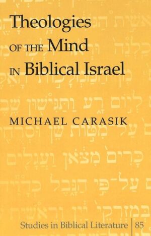 Did the Hebrew mind work differently from those of people in the Western tradition of civilization? This long-discredited question still lingers in biblical studies. Theologies of the Mind in Biblical Israel approaches the topic of the Israelite mind from a new direction, exploring how the biblical texts themselves, especially Proverbs and Deuteronomy, describe the working of the mind. It demonstrates that the much-discussed role of memory in the Bible is just one part of a general understanding that in the realm of ‘knowledge’ God and humanity are rivals.