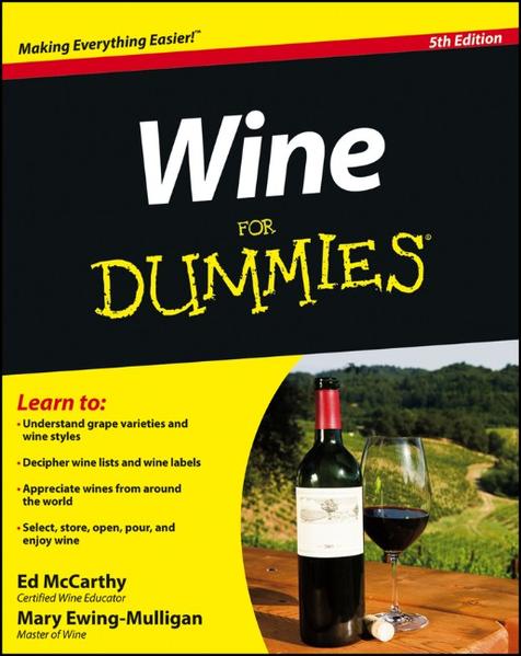 The #1 wine book--now updated! The art of winemaking may be a time-honored tradition dating back thousands of years, but today, wine is trendier and hotter than ever. Now, wine experts and authors Ed McCarthy and Mary Ewing-Mulligan have revised their popular Wine For Dummies to deliver an updated, down-to-earth look at what's in, what's out, and what's new in wine. Wine enthusiasts and novices, raise your glasses! The #1 wine book has been updated! If you're a connoisseur, Wine For Dummies will get you up to speed on what's in and help you take your hobby to the next level. If you're new to the world of wine, it will clue you in on what you've been missing and show you how to get started. It begins with the basic types of wine, how wines are made, and more. Then it gets down to specifics, like navigating restaurant wine lists, deciphering wine labels, dislodging stubborn corks, and so much more. * Includes updated information on wine regions throughout the world, including the changes that have taken place in Chile, Argentina, parts of Eastern Europe, the Mt. Etna region in Sicily, among other wine regions in Italy and California's Sonoma Coast * Covers what's happening in the "Old World" of wine, including France, Italy, and Spain, and gets you up-to-speed on what's hot (and what's not) in the "New World" of Wine, including the U.S., Australia, and New Zealand * Features updated vintage charts and price guidelines * Covers wine bloggers and the use of smartphone apps Wine For Dummies is not just a great resource and reference, it's a good read. It's full-bodied, yet light.rich, yet crisp.robust, yet refreshing.