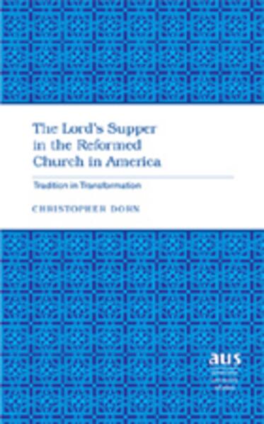 In The Lord’s Supper in the Reformed Church in America: Tradition in Transformation, Christopher Dorn eloquently narrates the evolution that the celebration of the Lord’s Supper has undergone in the Reformed Church in America (RCA). Building on the work of scholars who have chronicled this history in the period spanning the sixteenth through the nineteenth centuries, Dorn extends the narrative into the twentieth century. He shows how the liturgical and ecumenical movements in this century created a climate in the RCA for liturgical research and reform-a climate that stimulated its leaders to reflect seriously on the formulation of its liturgy and their understanding of its use. In the last two chapters, he convincingly demonstrates how this process led to a reconception of the nature and meaning of the celebration of the Lord’s Supper.