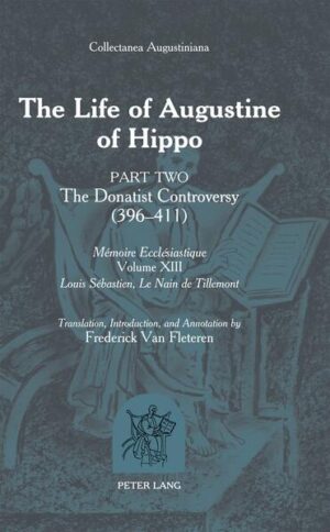 The seventeenth century was the century of Saint Augustine. In 1695, Louis Sébastien, Le Nain de Tillemont, finished volume 13 of his Mémoires ecclésiastique, entitled La vie de saint Augustin. The volume consisted of approximately 1200 pages wherein Louis Sébastien gathered from the works of Augustine and elsewhere all extant passages relevant to the biography of Augustine of Hippo. Completed in 1695, the biography was published posthumously in 1700. The work lies in the tradition of Jansenism from Port-Royal and the Leuven. Though an ascetic recluse on the family estate for the last twenty years of his life, he was in touch with important French scholars and the ecclesiastical movements of his time. Louis’ work is the first modern biography of Augustine and the most comprehensive of all Augustinian biographies, even today. Modern authors consult him and frequently adopt his theories without citation. His method exercises influence on contemporary Parisian scholarship on Augustine. This English translation has been divided into three volumes covering three time periods: part 1: birth to episcopal consecraton (354−396)