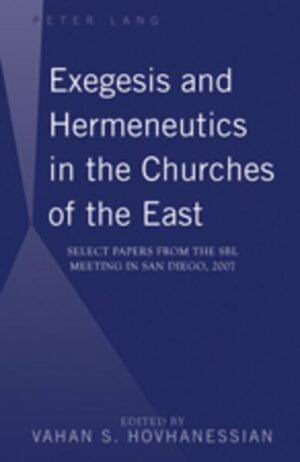 Exegesis and Hermeneutics in the Churches of the East contains the proceedings of the Bible in the Eastern and Oriental Orthodox Traditions unit of the Society of Biblical Literature’s (SBL) 2007 meeting in San Diego, California. Biblical professors and scholars from the Eastern and Oriental Orthodox traditions (the latter including Aramaic, Syriac, Armenian, Arabic, Georgian, and Koptologie, among others) gathered to engage in critical study of the role of the Bible in eastern Christianity, past and present. The collection of articles in Exegesis and Hermeneutics in the Churches of the East examines the latest scholarly findings in the field of the utilization and interpretation of the Bible in the Christian communities in the East during the first five centuries of Christianity. They offer critical evaluations of the early church’s hermeneutical and exegetical tools and methodologies.