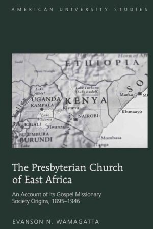 With over four million members, the Presbyterian Church of East Africa (PCEA) is one of the major denominations in Kenya. It was established in 1946 after the Gospel Missionary Society (GMS) from the United States of America and the Church of Scotland Mission (CSM) from Scotland merged. The two missionary societies had been working independently in central Kenya since 1898. Consequently the GMS became the only mission in Kenya that failed to leave behind its own functioning self-propagating, self-governing, and self-supporting church with links to its American mother church. The Presbyterian Church of East Africa is, therefore, a study of the missionary work of the GMS from its inception in 1895 to 1946 when it merged with the CSM in order to establish why the mission gave up the struggle to establish its own church when victory seemed imminent. The book also uses the GMS as a case study to analyze not only how Christian missions in colonial Africa struggled to win souls for Jesus Christ, but also some of the major problems that they encountered and how they tried to solve them.