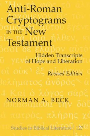 The first basic thesis of Anti-Roman Cryptograms in the New Testament: Hidden Transcripts of Hope and Liberation is that the Jesus of history and his earliest and closest followers during his lifetime and during the decades after he had been crucified by the Romans had not only a deep longing for eternal life with God beyond the limits of this world, but also a strong desire for liberation from Roman political, economic, and social oppression. The second basic thesis of Anti-Roman Cryptograms in the New Testament is that within the Christian Scriptures there are more hidden transcripts, coded messages (anti-Roman cryptograms) of hope and liberation, for «freedom now» within this life, than we have realized throughout most of the history of interpretation. Hidden transcripts of hope and liberation are coded so that oppressed people are able to communicate to their fellow oppressed people in ways in which their message and their intent are shielded from the perceptions of their oppressors. These messages by the Jesus of history and by the writers of New Testament and related literature use the language of faith, of salvation, of Deity, and of adversaries of Deity, giving words that are commonly used by the oppressed people new and double meanings. Within interaction with other scholars who are publishing studies of hidden transcripts, this book is an analysis of hidden transcripts within each of the New Testament documents. The book is designed to be used in New Testament Studies courses at undergraduate and/or graduate levels, by study groups, and by all persons who desire a more adequate understanding of the Jesus of history, his closest followers, and their oral and written communications during the first three centuries C.E.