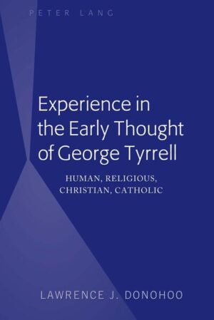 This study undertakes a comprehensive inquiry into the concept of experience in the thought of George Tyrrell from his earliest writings to 1900. No aspect of experience is passed over in its human, religious, Christian, and Catholic inflections. Tyrrell pursued a vast array of subjects and addressed them in often novel ways, even in his formative years, and at every stage of his thought he encountered the question of experience wherever he roamed. A study of experience in Tyrrell’s early works thus effectively offers a sweeping survey of the full gamut of his early thought. In the beginning we see that he came to recognize only gradually the significance of this category for all his inquiries. While scholars have traced experience in Tyrrell’s mature thought and researched its role in such targeted fields as ecclesiology and fundamental theology, the early writings by contrast have been largely passed over. This suggests a need for an unrestricted search at the origin of Tyrrell’s thought that tracks his discovery, formation, and evolution of this concept. We discover that its flexible and enigmatic character shapes and unifies the various questions that Tyrrell addressed over the years, thus marking his mature theology with a distinct character that was passed on to others in the universe of experience.