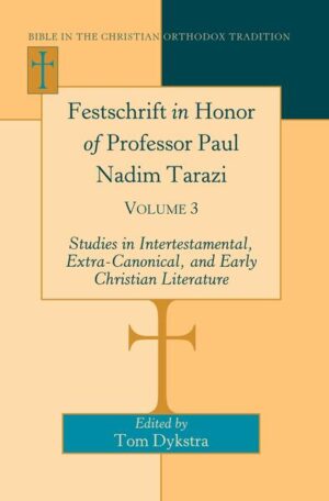 This is the third of three volumes dedicated to Professor Paul Nadim Tarazi. Volume 3 of Festschrift in Honor of Professor Paul Nadim Tarazi is a collection of articles discussing the latest findings in a variety of theological subjects related to the Bible as received and interpreted in the Orthodox Church tradition. Scholars from around the world have contributed their recent findings in the field of their research and teaching in this volume.