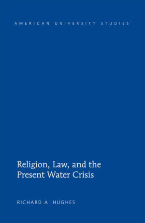 Religion, Law, and the Present Water Crisis documents current and impending global water shortages and opposes policies of commodification and privatization of water ownership by multinational water corporations. On the basis of the religions of the world, Richard A. Hughes appeals to pure, running water as a symbol of the sacred. Furthermore, he argues that all bodies of freshwater are commons and that they should be protected by the public trust doctrine. In addition, he contends that there is a right to water and that this right is independent, free-standing, and the prerequisite of other human rights, applying to all states and occupied territories. The increasing acidification of the oceans makes it mandatory to protect them under the reserved water right doctrine and to designate them as «national parks» of the seas. More generally, this book presents a synthesis of water studies and encompasses the religions of the world, theologies of baptism, American water law doctrines, public trust doctrine with special attention to Islamic water law, and international water law treaties. Clean water is a necessity of life. Therefore, it is compelling to recognize the urgency of water scarcity and the need to guarantee the purity of and accessibility to water for all people.
