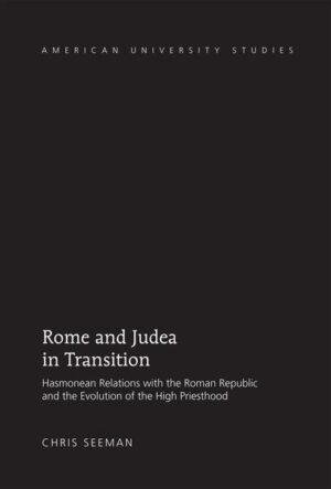 Rome and Judea in Transition is the first English-language book to study exclusively the first century and a half of Roman-Judean political relations (164-37 B.C.). It presents a comprehensive reassessment of the Late Republic's involvement in the Levant, the motives of Hasmonean diplomacy, and the development of the Jewish high priesthood. Therefore, it is of interest to classicists, ancient historians, biblical scholars, and students of Judaica alike. Previous studies have often mischaracterized this period as a consistent unfolding of Rome’s hegemonic will at Jewish expense. By contrast, this book argues that the Republic harbored no imperial designs on Judea prior to Pompey’s opportunistic intervention in 63 B.C., and that Rome’s subsequent intermittent meddling in the region’s governance did not significantly alter the dynamics of the Hasmonean state. Only with the Parthian invasion of Syria in 40 B.C.-and because of it-did the Republic unilaterally reshape Judean politics by its elevation of Herod the Great as «King of the Jews.» Judea’s alliance with Rome began in the context of Judas Maccabeus’ revolt against Seleucid rule. Scholars have therefore understandably assumed that the primary hope of Judas’ successors was that Roman recognition would secure and extend Judean sovereignty. This book argues that the main motive for Hasmonean diplomacy was domestic: to advertise the legitimacy of the Maccabees against their Jewish rivals. For this reason, the documentary record of relations with the Republic is of great value for studying the ideology and institutional growth of high priestly power during this period.