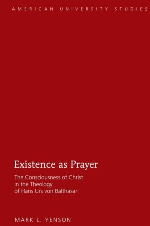 Existence as Prayer: The Consciousness of Christ in the Theology of Hans Urs von Balthasar explores a major and controversial aspect of the thought of the Swiss theologian Hans Urs von Balthasar, the question of Christ’s human consciousness. Although this issue is often cited in studies of Balthasar’s theology, Mark L. Yenson analyzes it as a nexus for understanding the broader dynamics of Christology, Trinitarian theology, anthropology, and metaphysics in Balthasar’s works. Rather than providing mere exposition, Yenson sets Balthasar’s approach to Christ’s consciousness against the background of the Council of Chalcedon and its reception, culminating in the all-embracing Christological vision of the great Byzantine thinker Maximus the Confessor. Balthasar’s groundbreaking study of Maximus, Cosmic Liturgy, is shown to provide some important keys to Balthasar’s later thought, and reveals Maximus as a vital resource for modern Christology. While this study is a significant contribution to the critical discussion of Balthasar’s work, it will also serve as a valuable resource for anyone engaged in Christology. It will be extremely useful in advanced courses on Balthasar, classical Christology and its reception, and contemporary Christological questions.