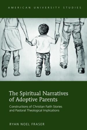 Although much attention has been given to the various social and psychological experiences of two essential parts of the adoption triad-adopted persons and birth parents-adoptive parents are largely overlooked in the literature. More particularly, sparse information has been collected on the issue of adoptive parents’ spiritual narratives. Cultural and religious traditions significantly affect how adoptive parents interpret and make spiritual and theological meaning of their unique experiences. Ryan Noel Fraser’s cutting-edge research uncovers the distinctive re-authoring process of Christian adoptive parents’ faith narratives resulting from the experience of receiving a child through adoption. The Spiritual Narratives of Adoptive Parents is ideal for courses in family studies, marriage and the family, adoption studies, pastoral theology, pastoral counseling, Christian counseling, theological anthropology, and practical theology.