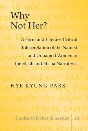 In this book, Hye Kyung Park examines the functions and roles of the women who appear in the Elijah and Elisha narratives. The named and unnamed female characters in the Elijah and Elisha cycles frequently drive the plot of these narratives, giving a voice to important theological, historical, and social concerns that are otherwise overlooked. Consequently, this book elaborates upon the critical meaning of women’s voices through a close interpretation of the roles and functions attributed to women in 1 Kings 17:8-24