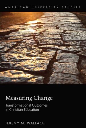 Measuring Change provides voluminous data substantiating the claim that students can and do experience personal formation in the context of Christian higher education. This volume is a one-of-a-kind, mixed-methods analysis of Canby Bible College (CBC) alumnae. By means of a three-part research instrumentation, CBC graduates assess and articulate the transformational journey they gained as a Bible Collegian. Ultimately, Measuring Change contends that Christian education should be more about personal transformation than information acquisition, thus making a robust case for the wide-scale implementation of “transformational outcomes” in Christian higher education.
