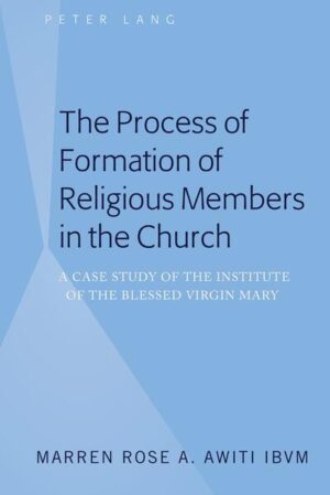 The Process of Formation of Religious Members in the Church: A Case Study of the Institute of the Blessed Virgin Mary offers comprehensive and detailed information on the norms and teachings of the Church regarding the concept of formation. This book undertakes a case study of the IBVM, detailing both the unique and standard aspects of their program. It will be a valuable resource for the commission entrusted with the work of revising the law of the Church.