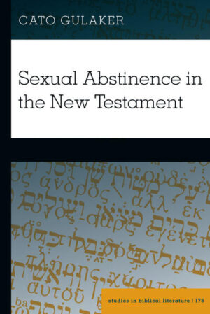 This book provides a literary analysis of New Testament texts on marriage, sex, family, and celibate ideals. It seeks to explore if, how, and eventually to what extent the New Testament favors sexual abstinence. The core of this study consequently consists of fresh perspectives on the issue of sexual abstinence in the New Testament through close readings of 1 Cor 7, Gal 3:28, Matt 19:10-12, and Mark 12:18-27/Matt 22:23-33/Luke 20:27-40, with a keen eye to the many ambassadors of abstinence in the texts—characters exhibiting sexual abstinence given a favorable characterization and function. As a comprehensive literary analysis of these texts from this perspective lacks precedent in contemporary biblical scholarship, the study is a valuable contribution to the ongoing scholarly debate on the biblical views on sex and marriage.