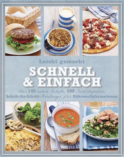 Wenn Sie frisch und gesund kochen möchten, aber keine Zeit für aufwendige Gerichte haben, ist dieses liebevoll gestaltete Buch erfekt für Sie. Zeitsparende Versionen vieler beliebter Gerichte helfen, in wenigen Minuten etwas Leckeres auf den Tisch zu aubern - die Auswahl ist einfach riesengroß! Neben der ausführlichen, klaren Schritt-für-Schritt-Anleitung mit genauen Bildern enthält jedes Rezept nützliche Nährwertangaben zur ausgewogenen Ernährung. Wir verraten Ihnen außerdem tolle Tipps und Tricks der Profiköche zu vielen Küchenthemen.